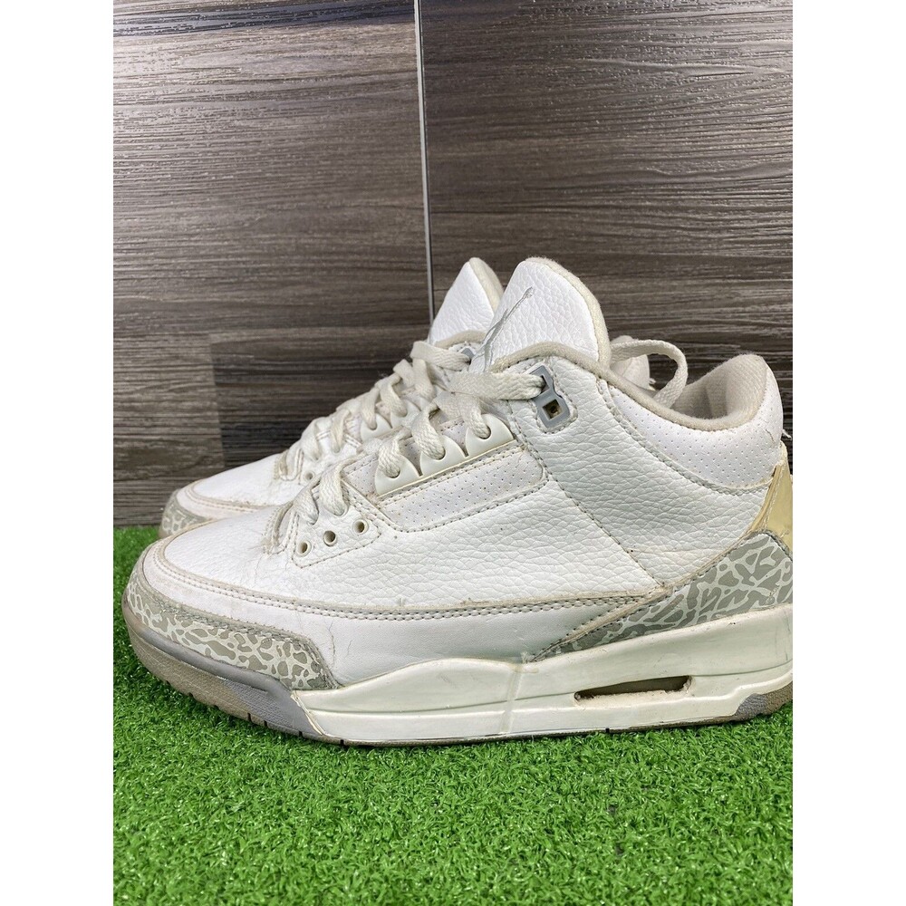 RARE🔥 Nike Air‎ Jordan 3 III Retro 25th Anniversary Met Silver 398613-102 Sz 8